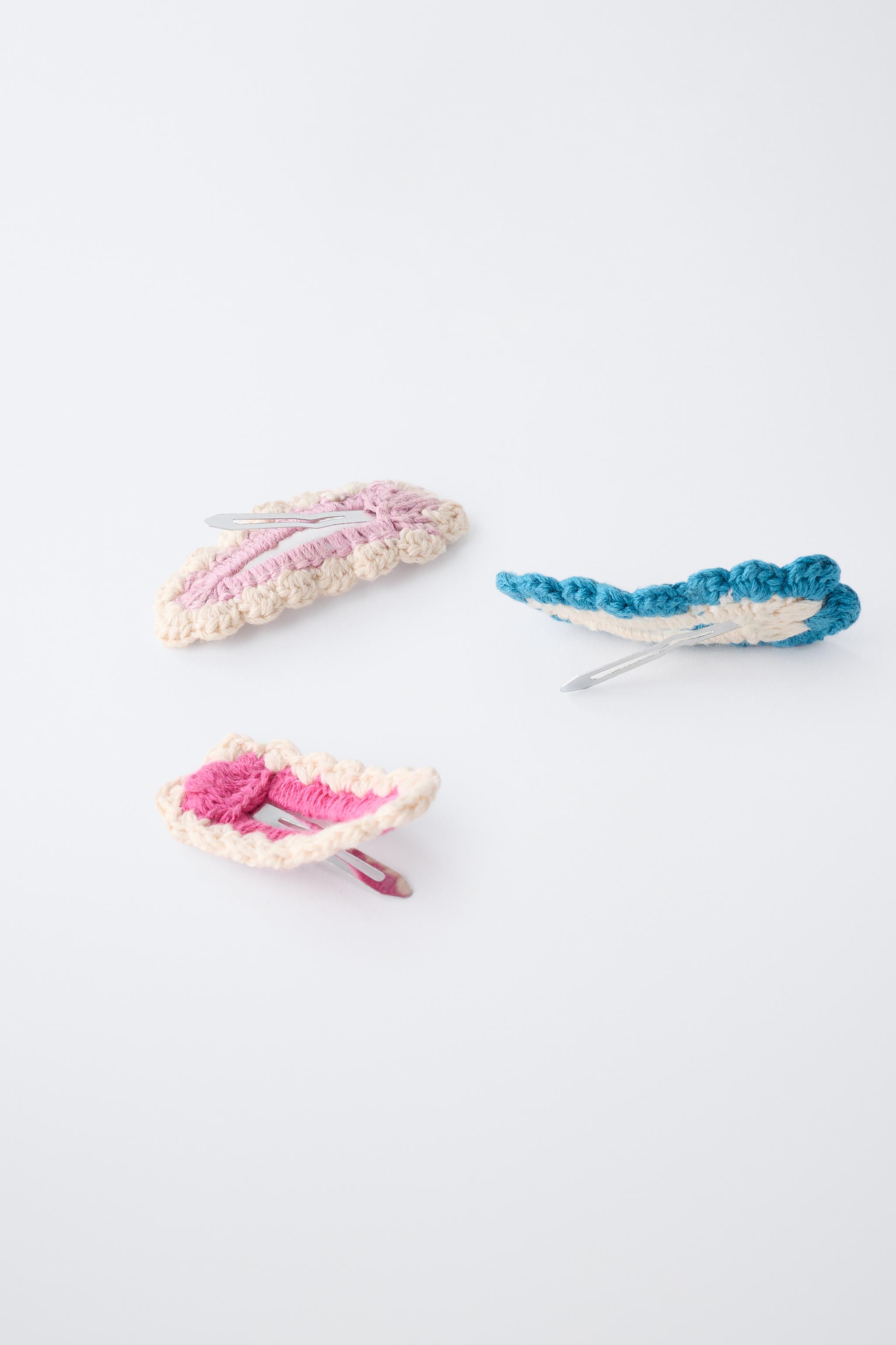 THREE-PACK OF CROCHET CLIPS